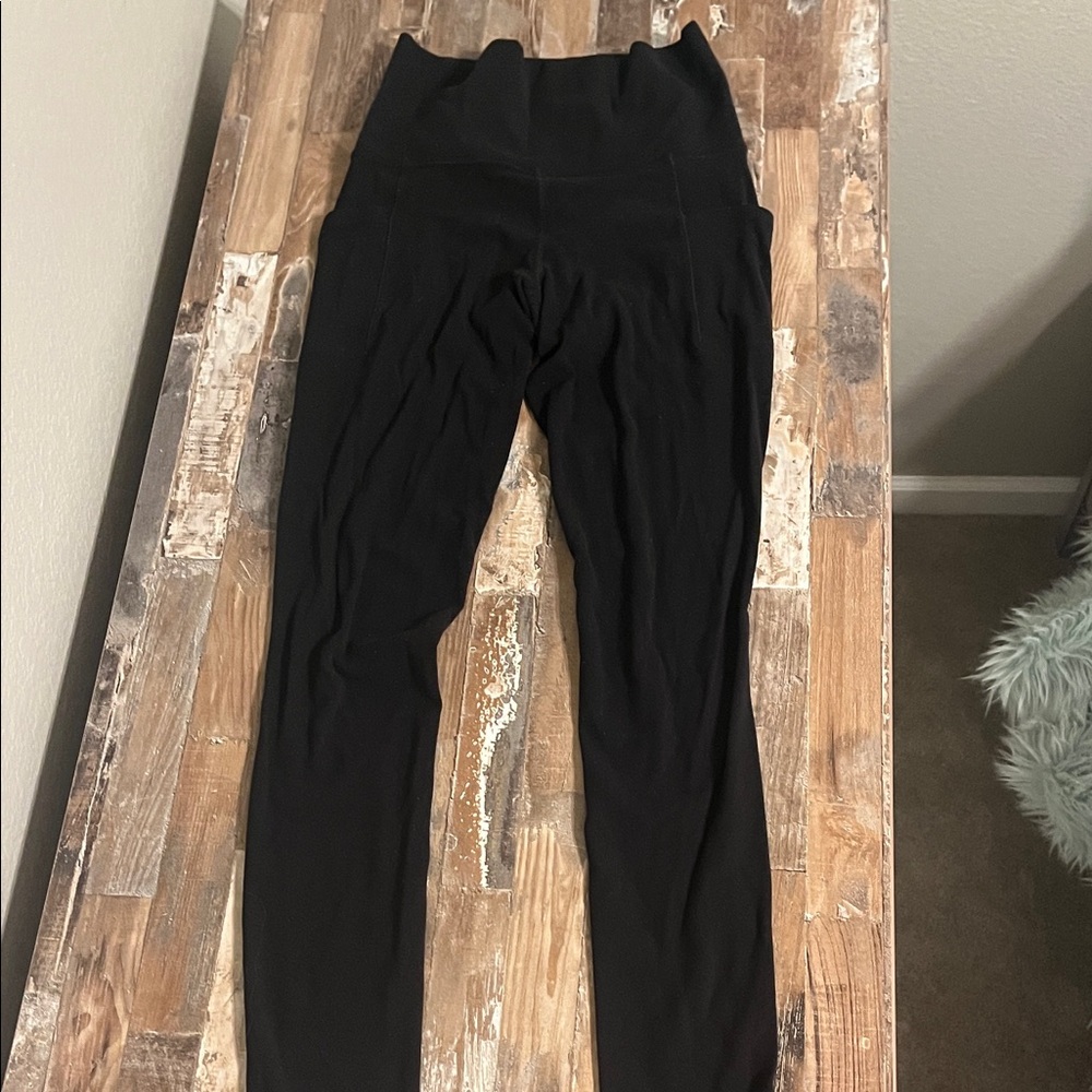 Athleta Black High-Waisted Leggings